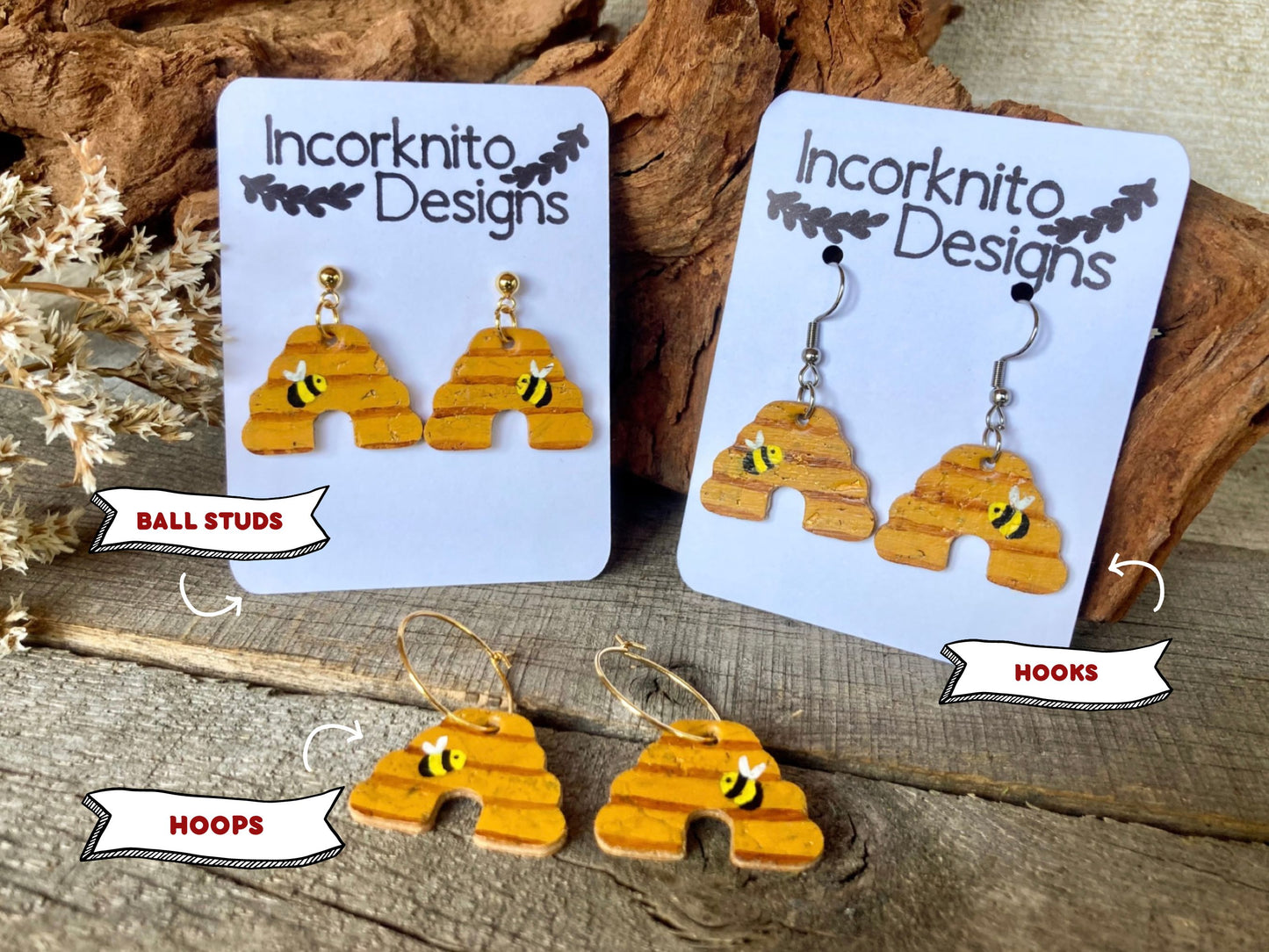 Beehive Earrings