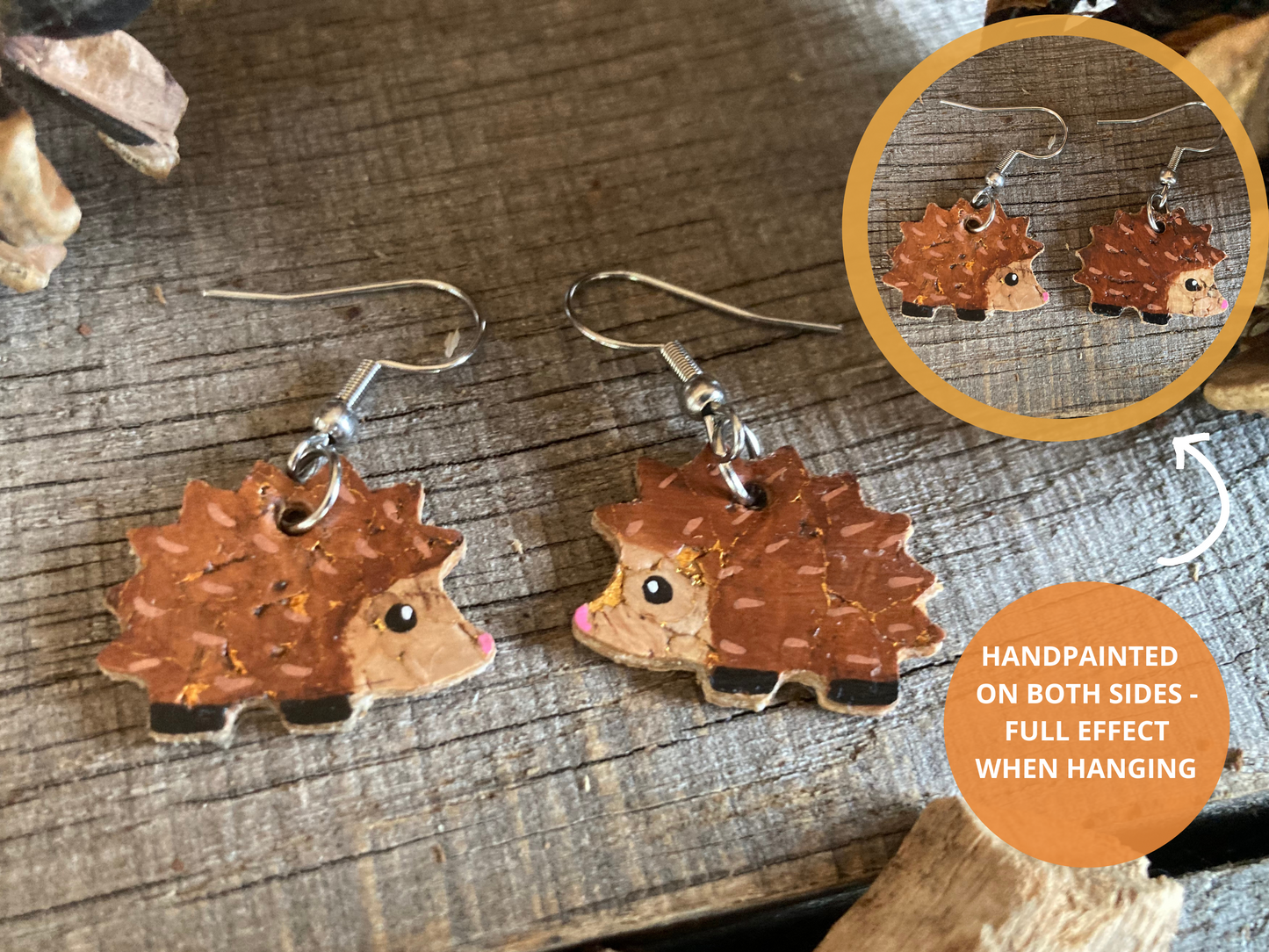 Hedgehog Earrings