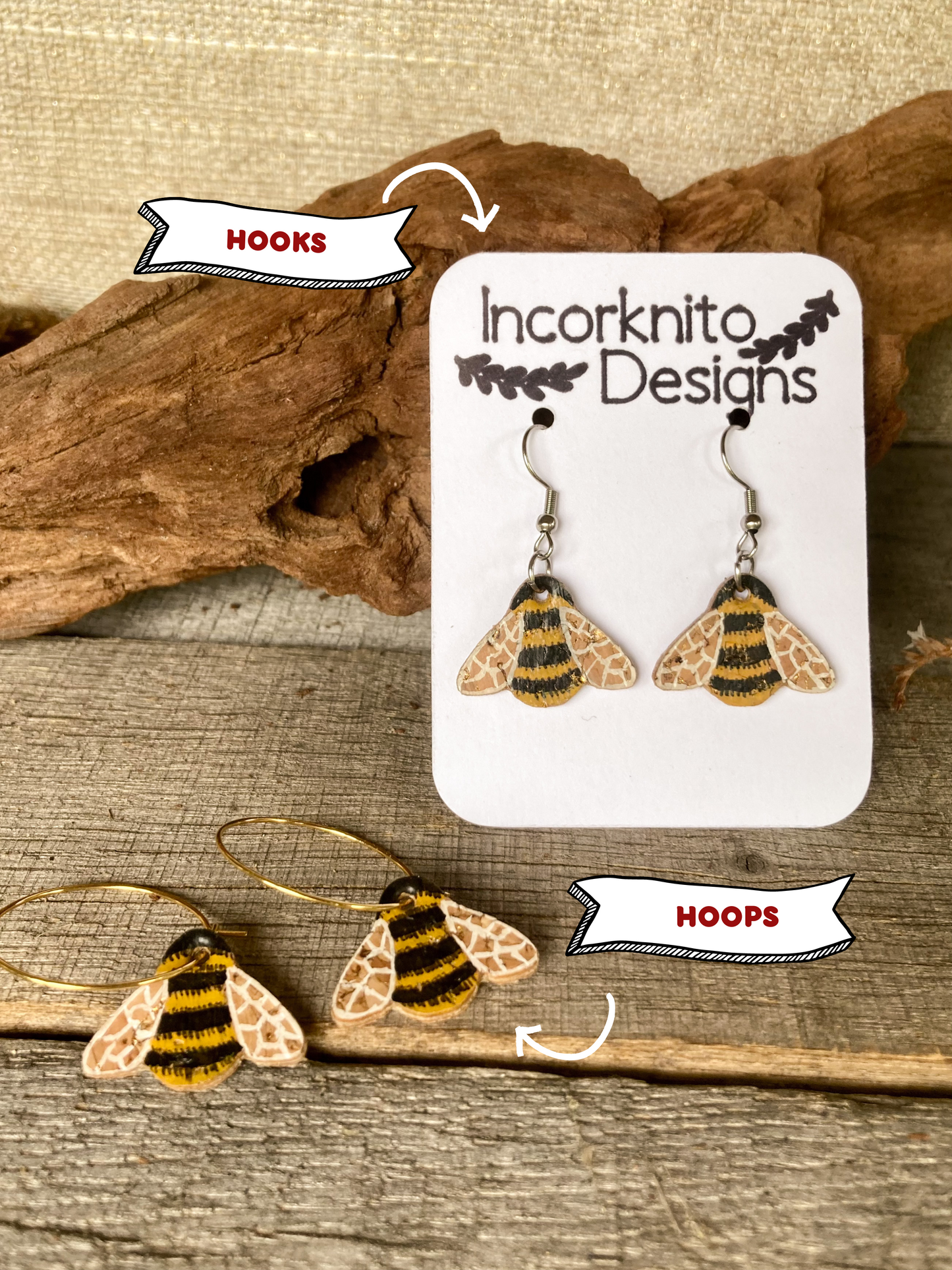 Bee Earrings