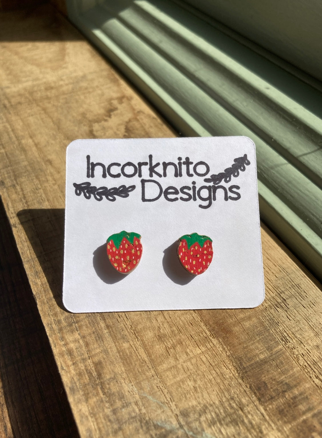 Strawberry Stud Earrings