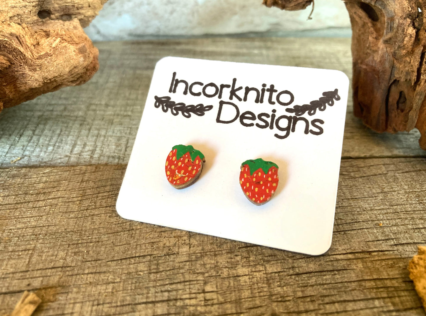 Strawberry Stud Earrings