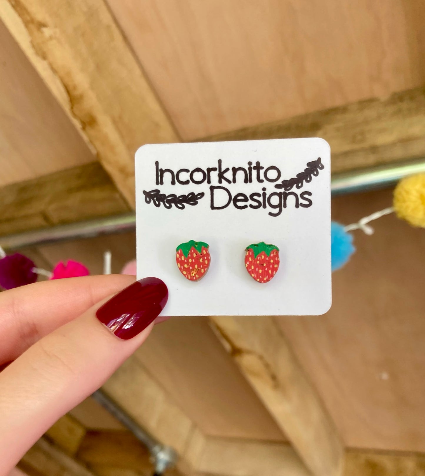 Strawberry Stud Earrings