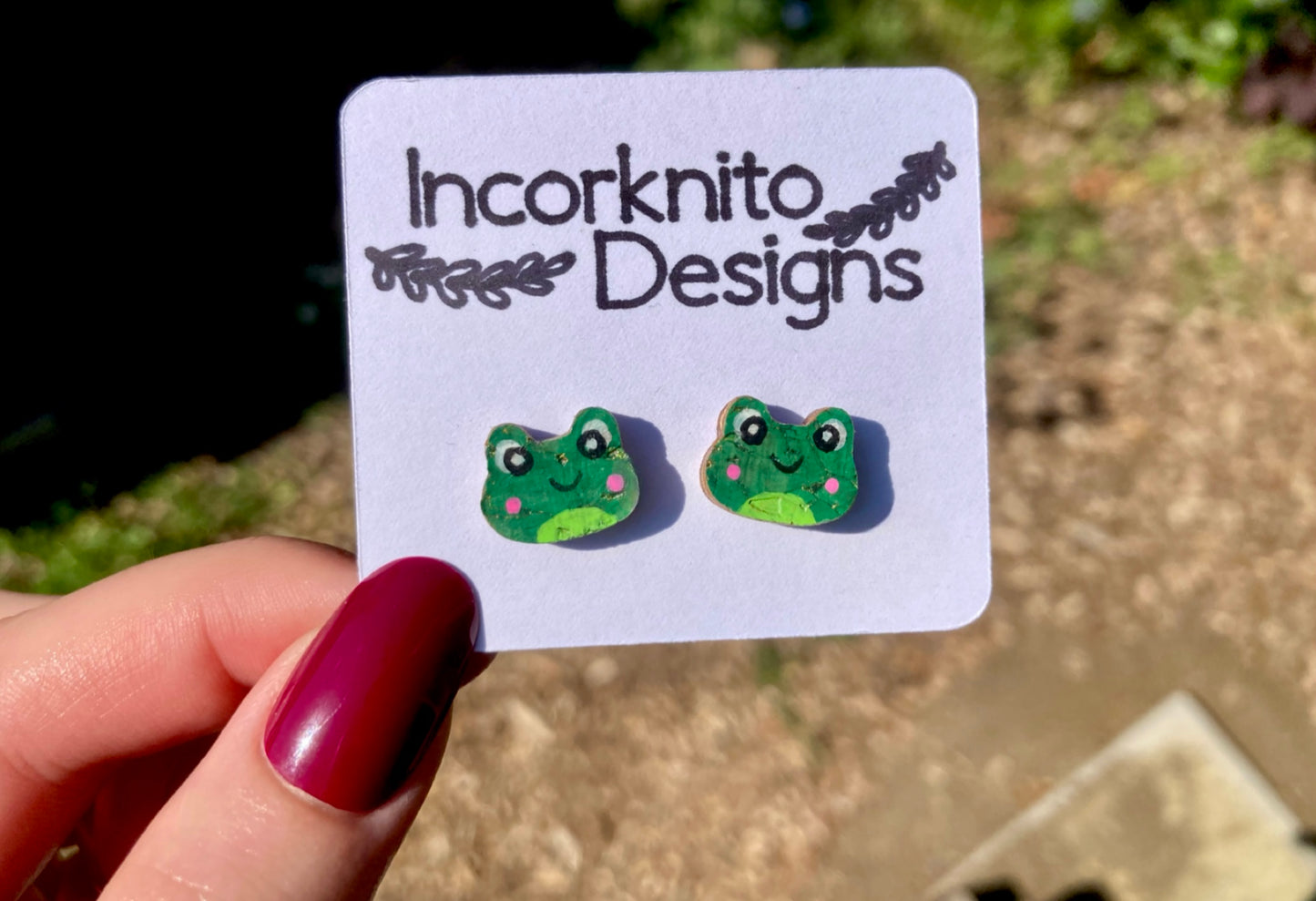 Frog Stud Earrings