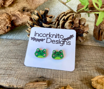 Frog Stud Earrings