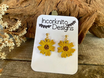 Sunflower Earrings