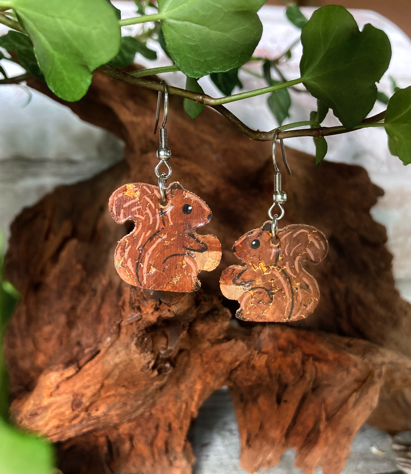 Squirrel Earrings