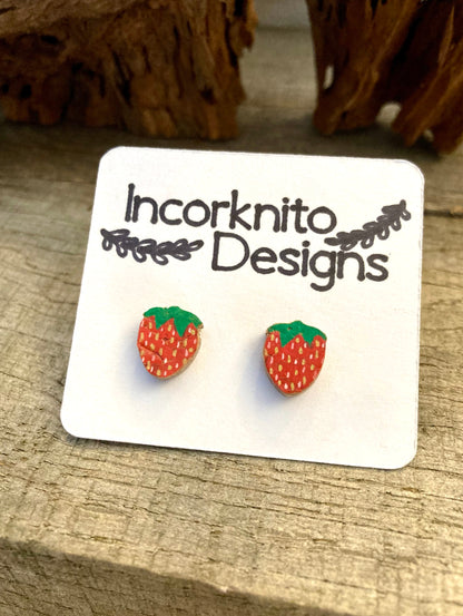 Strawberry Stud Earrings