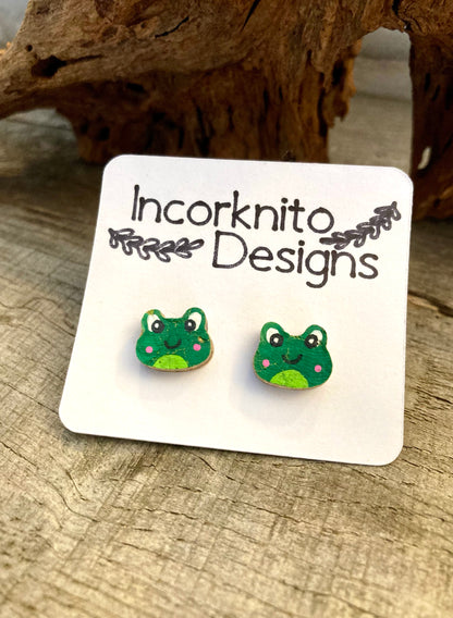 Frog Stud Earrings