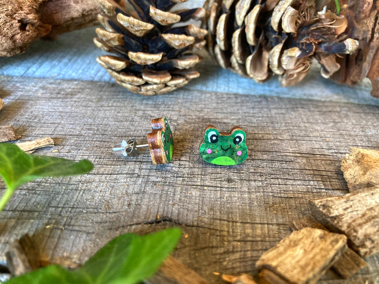 Frog Stud Earrings