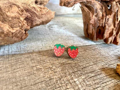 Strawberry Stud Earrings