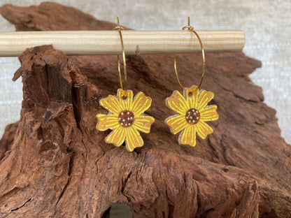 Sunflower Earrings