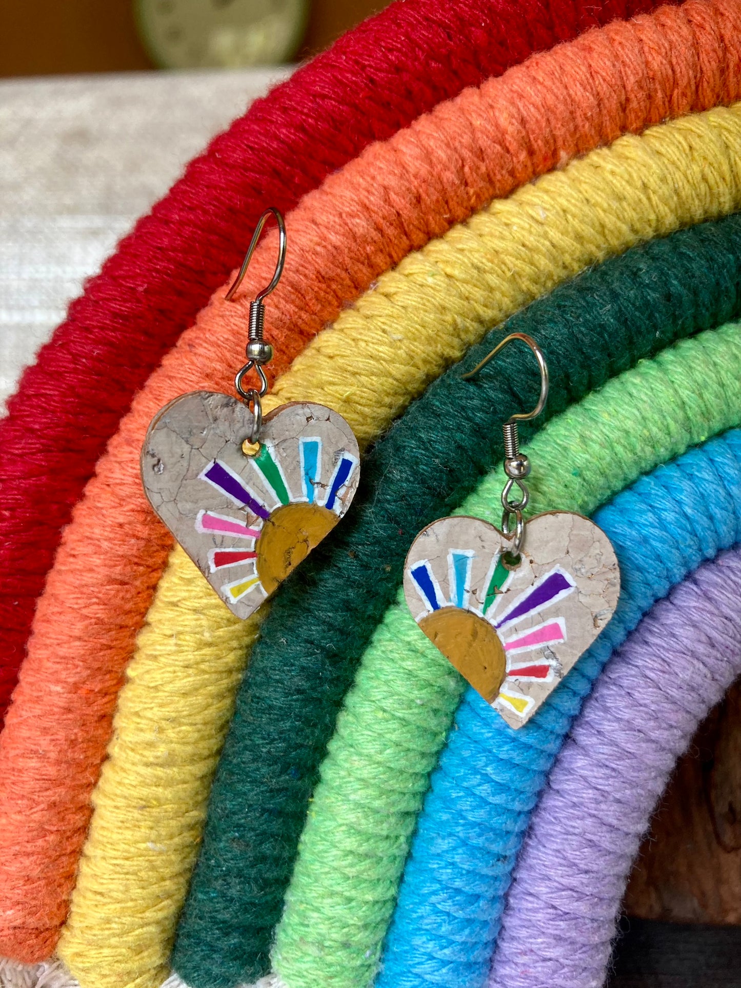 Rainbow Sun Hearts