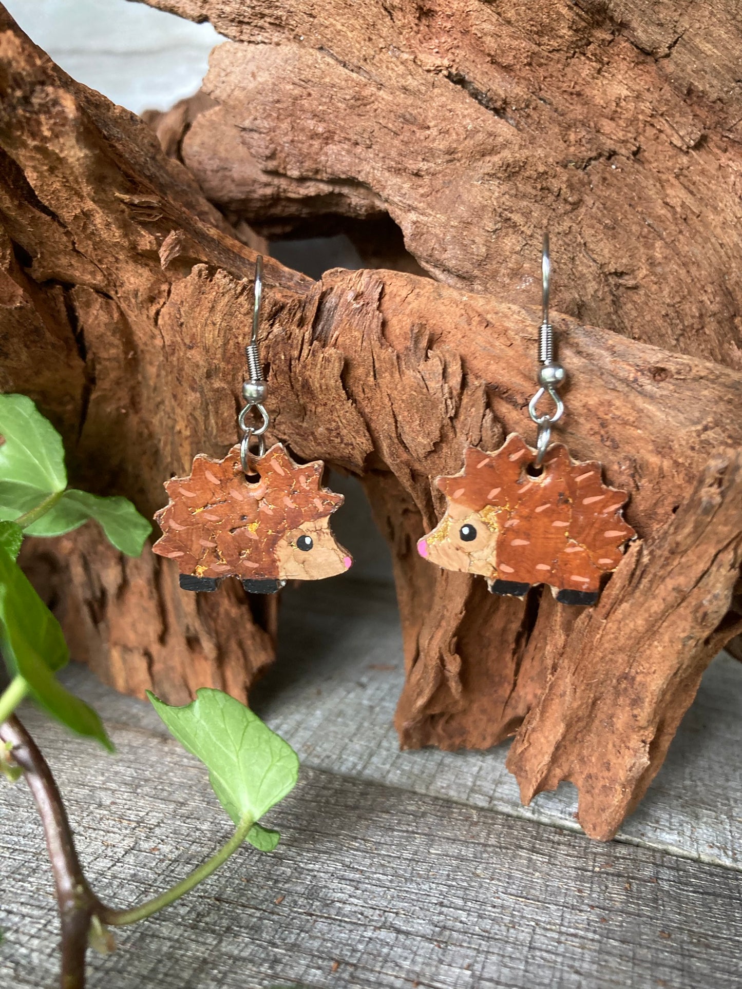 Hedgehog Earrings