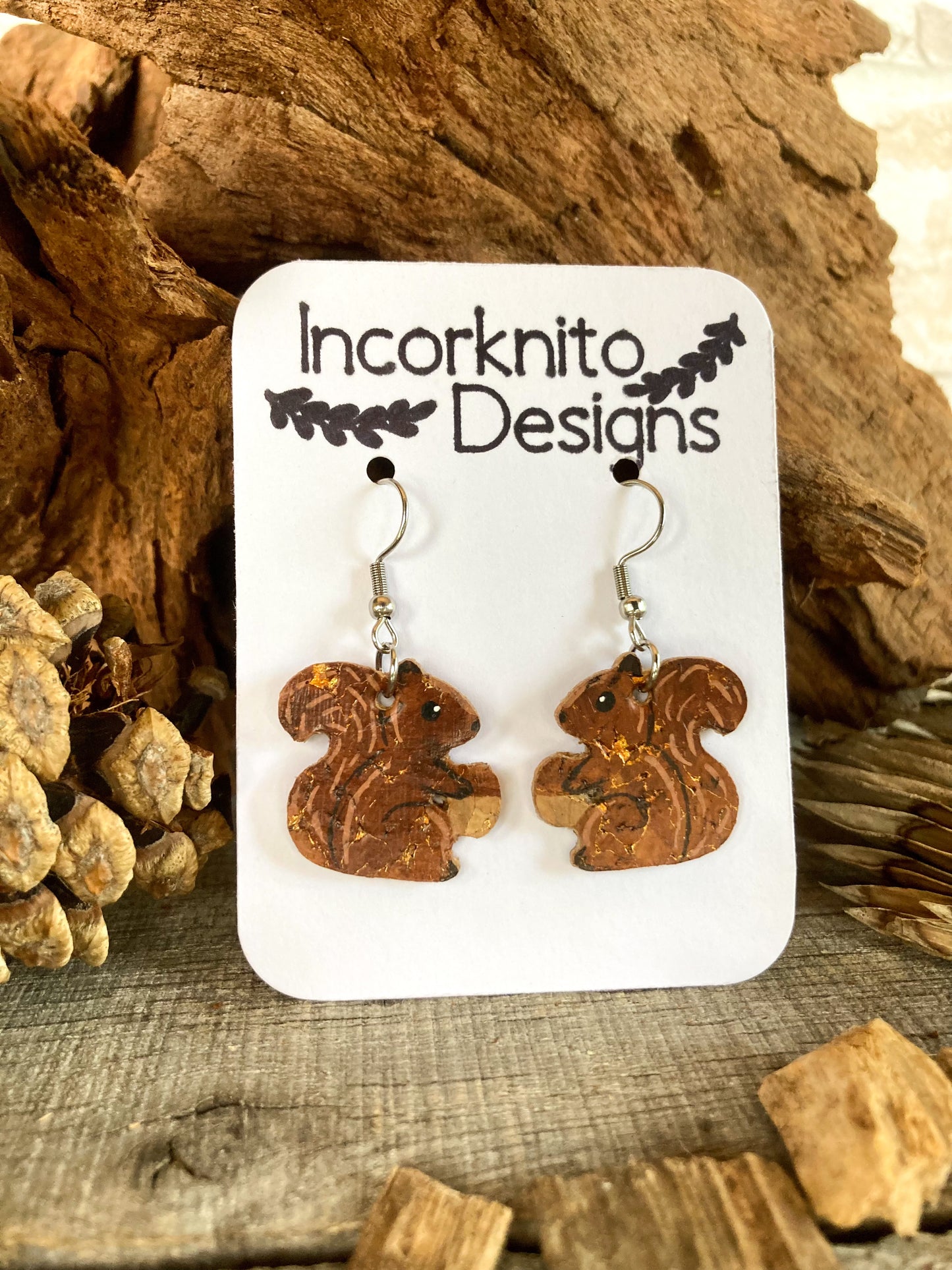 Squirrel Earrings