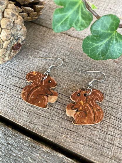 Squirrel Earrings