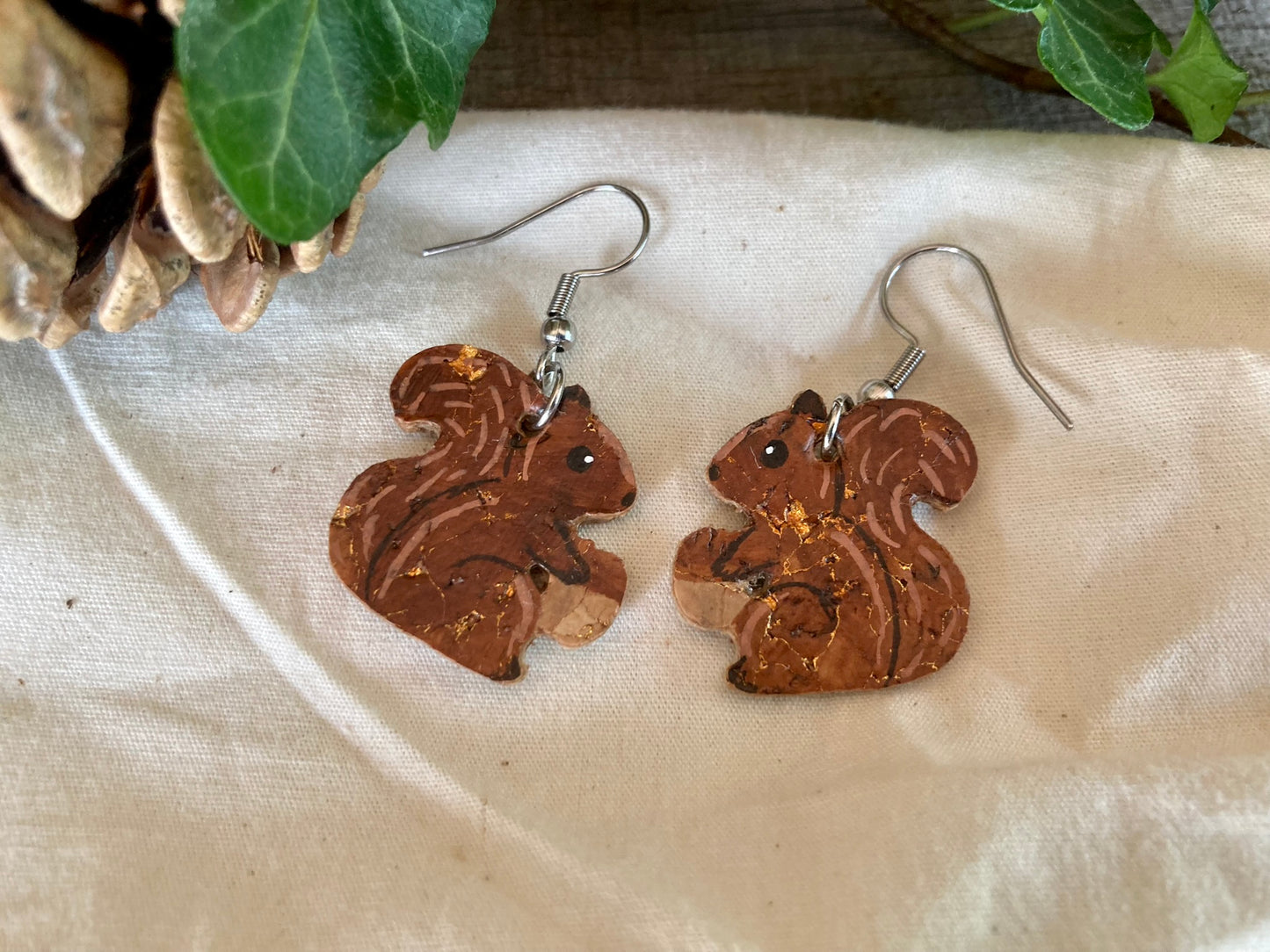 Squirrel Earrings