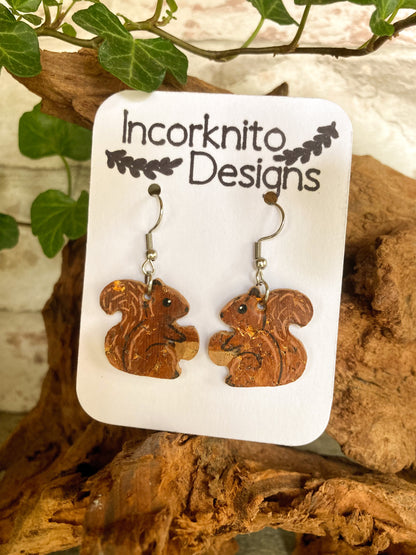 Squirrel Earrings