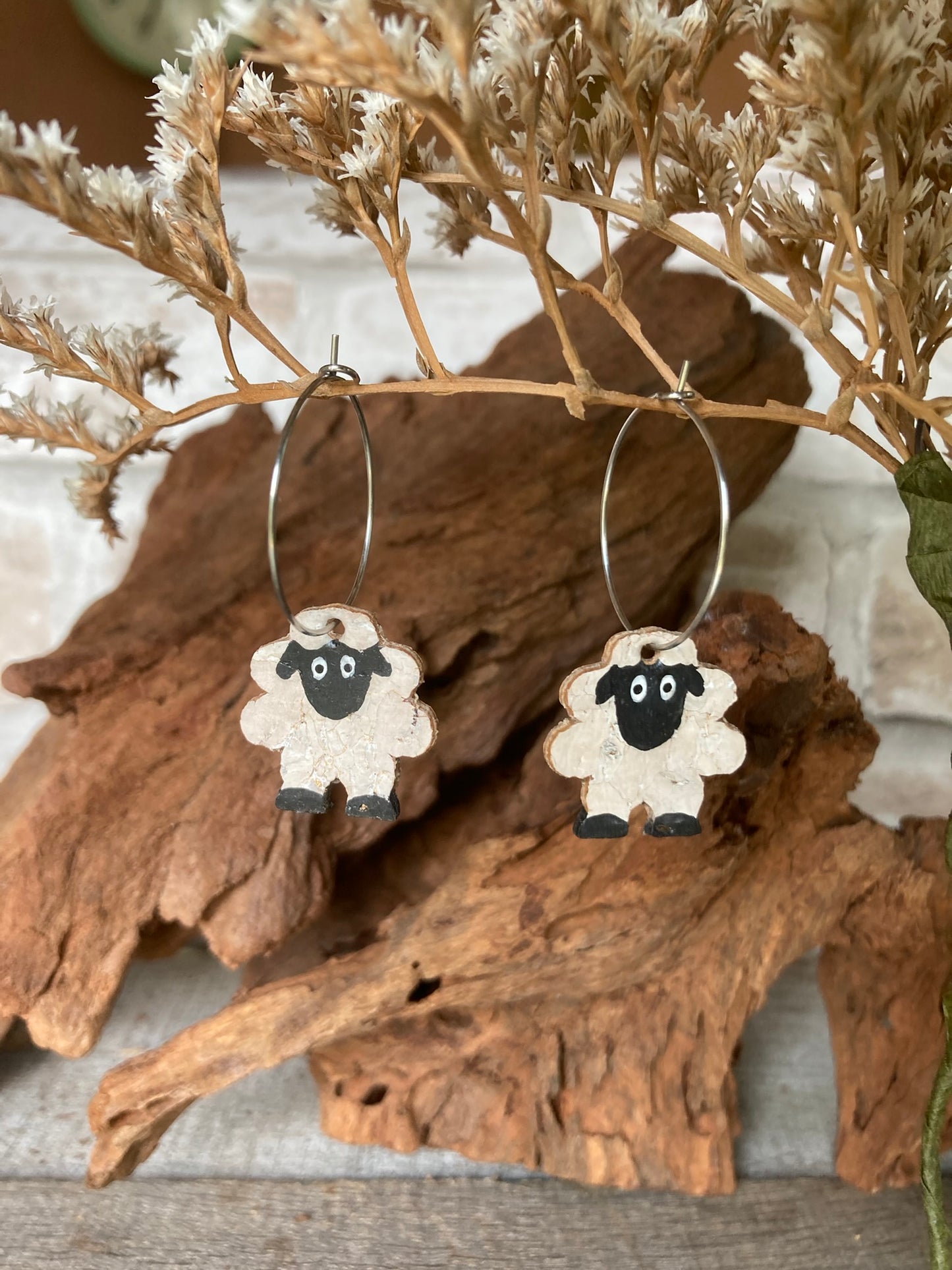 Sheep Earrings