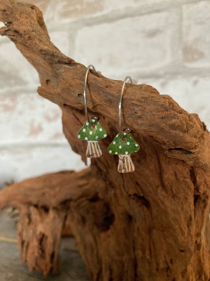 Green Toadstool Mini Hoops