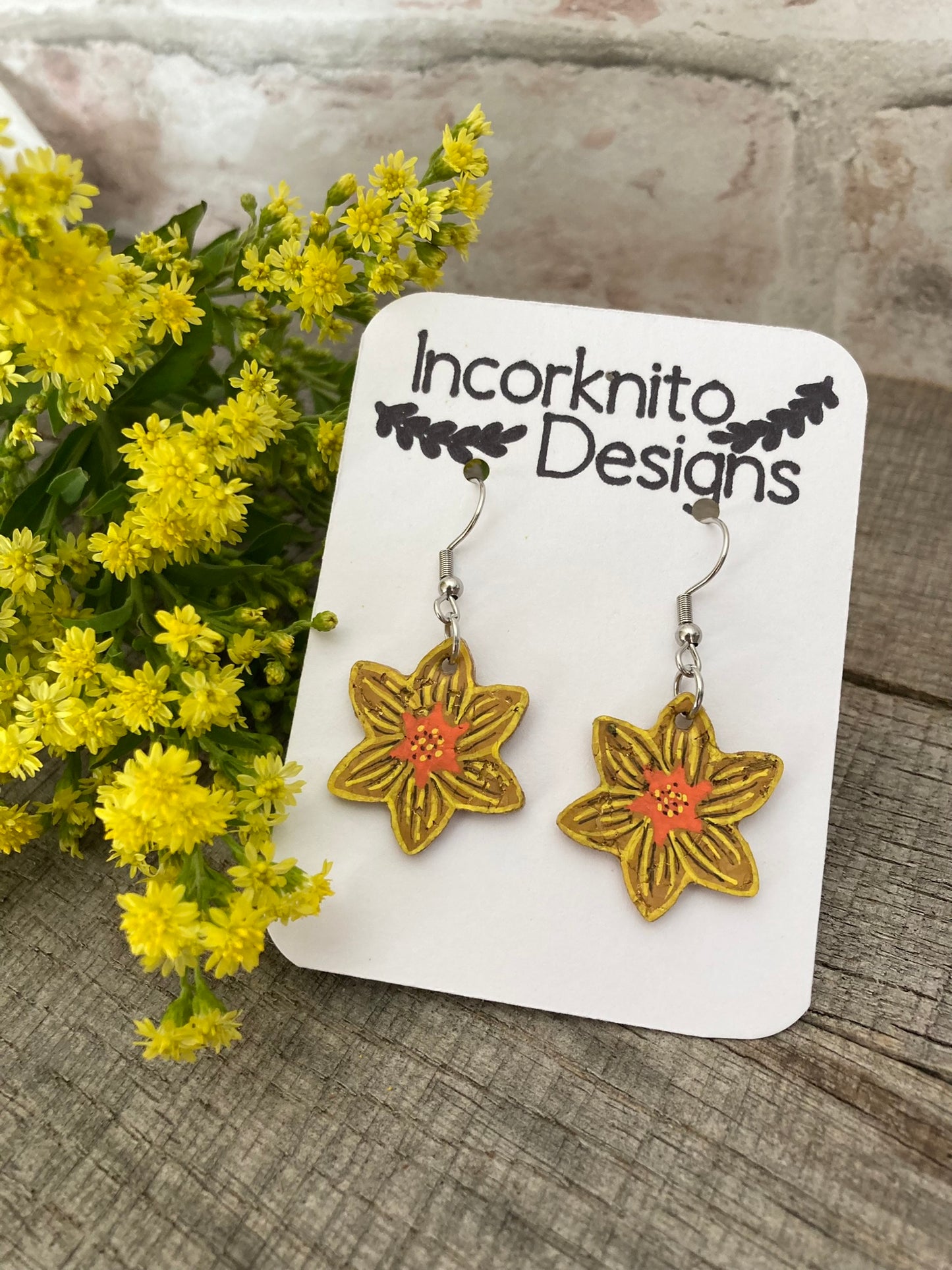 Daffodil Earrings