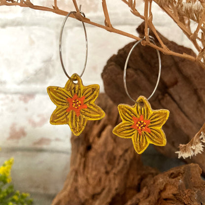 Daffodil Earrings