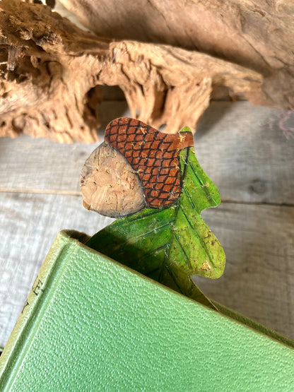 Acorn and Oak Leaf Bookmark