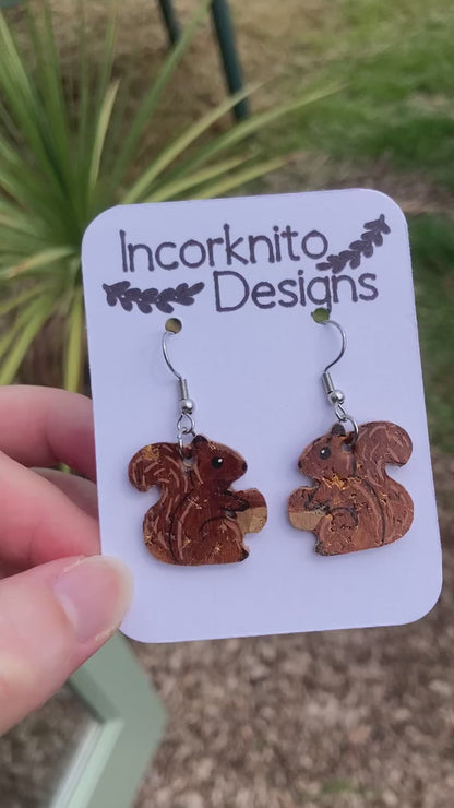 Squirrel Earrings